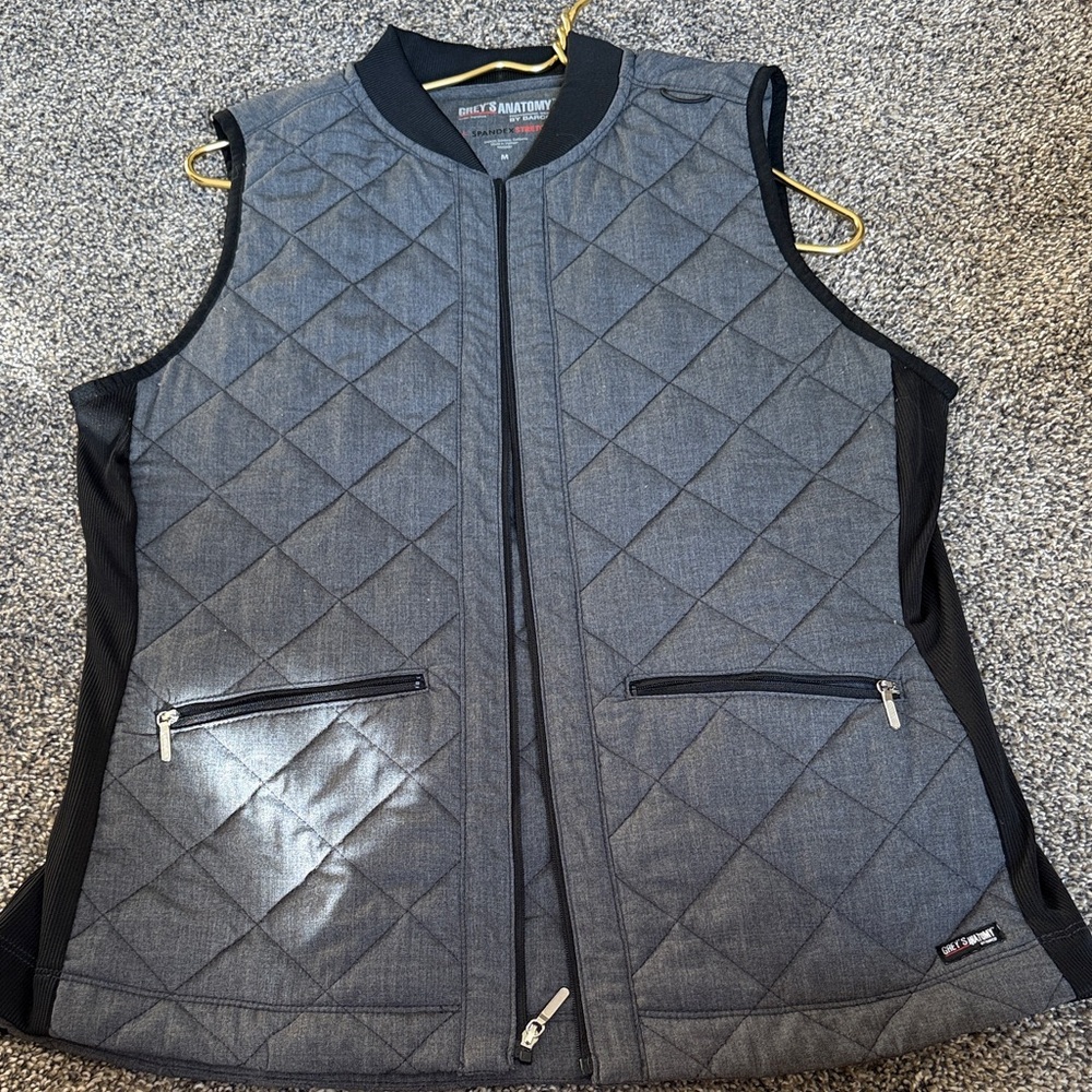 Gray Quilted Vest by Grey anatomy